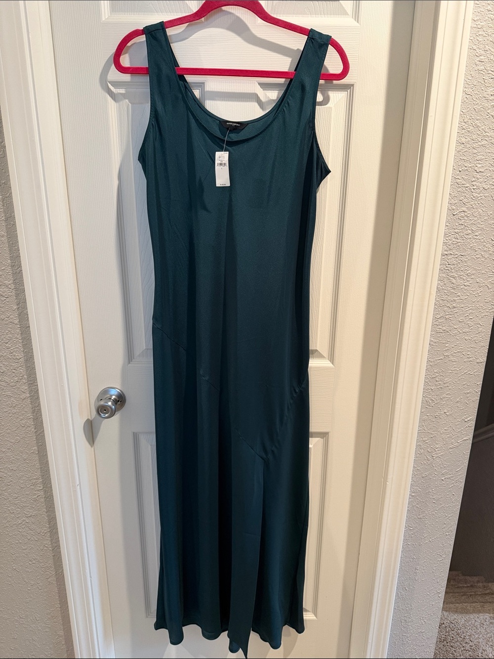 Sleeveless Teal Maxi Dress — Large
